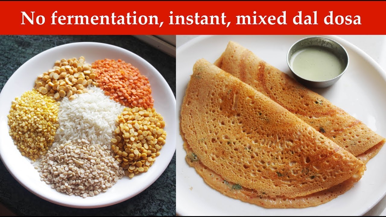 100% Healthy Breakfast Recipe | No Fermentation Needed | Quick & Easy Dosa Recipe