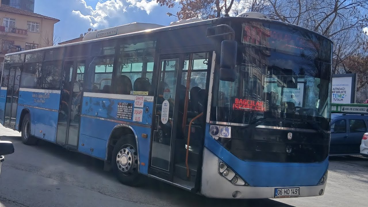 Otokar kent 290h açık kalorifer az motor sesi ve voith şanzıman sesi ile yolculuk 