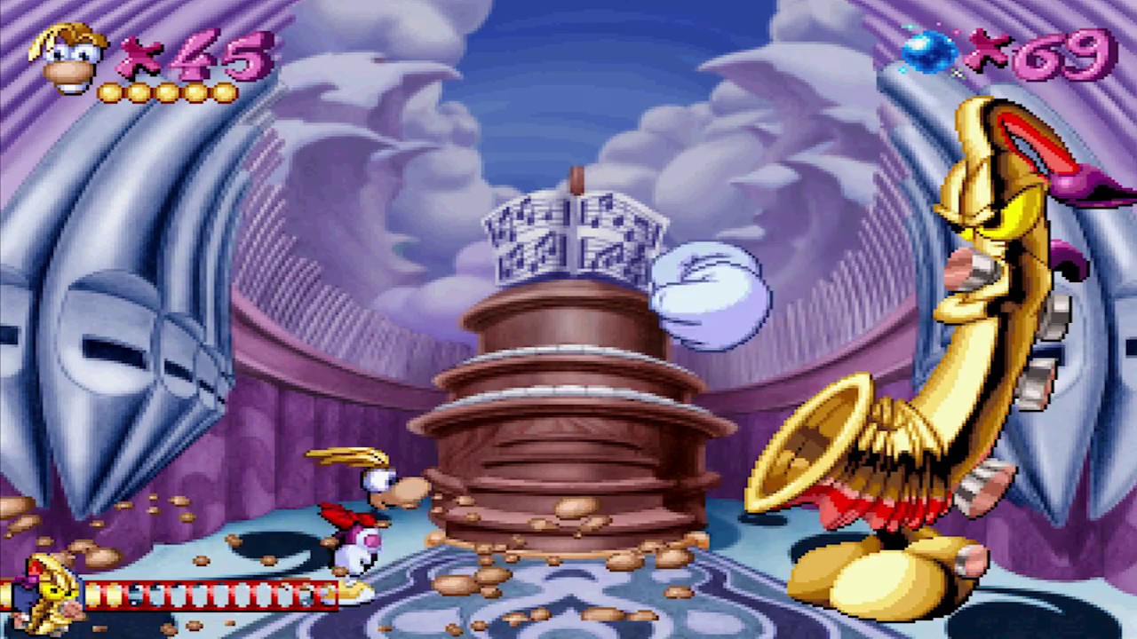 Rayman 1: Part 16: Mr. Sax's Hullabaloo (All Electoon Cages)