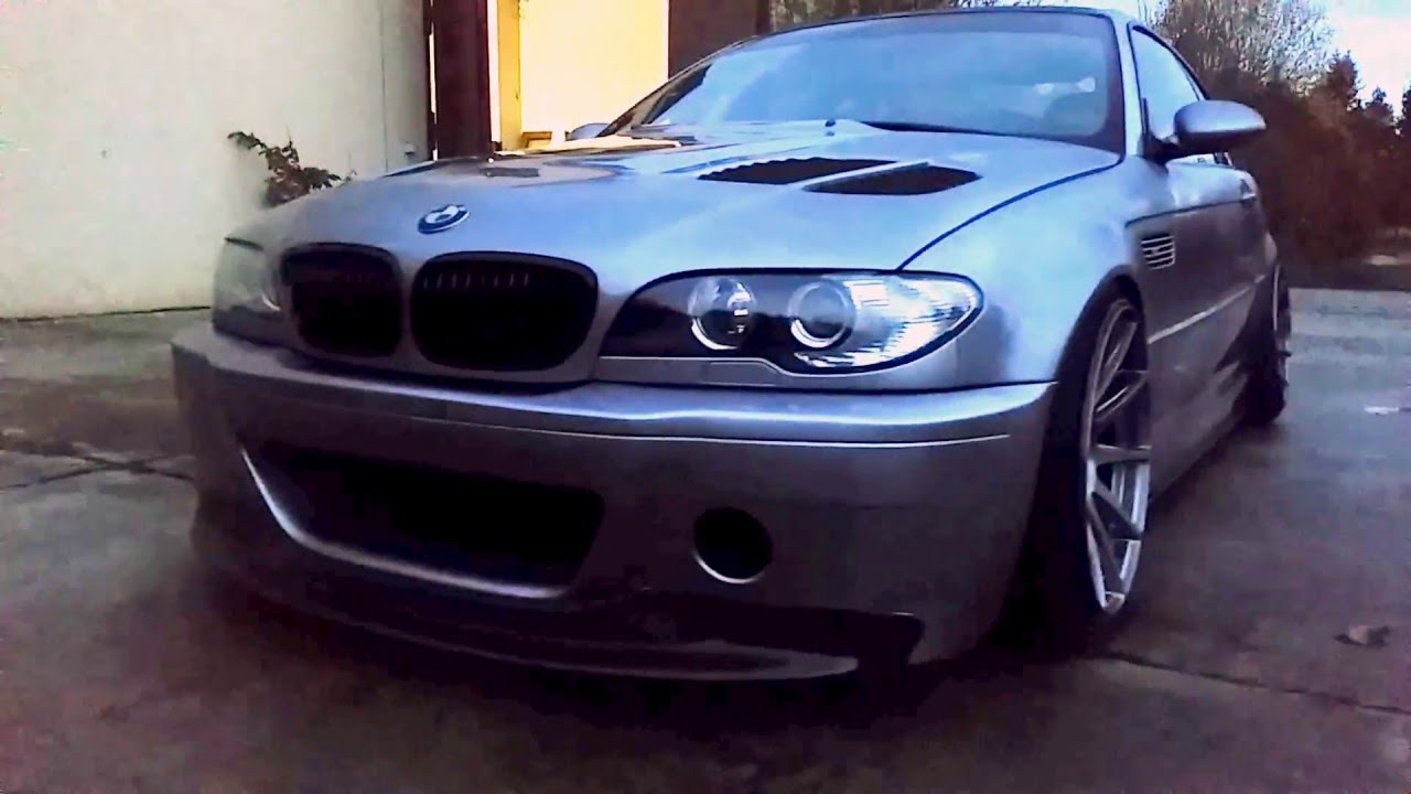 BMW E46 330ci on deep concave JapanRacing JR11 wheels