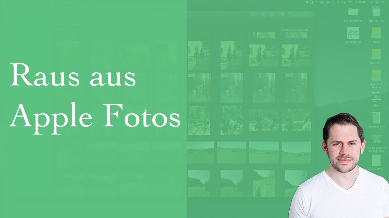 Wie verschiebe ich Fotos von Apple Fotos