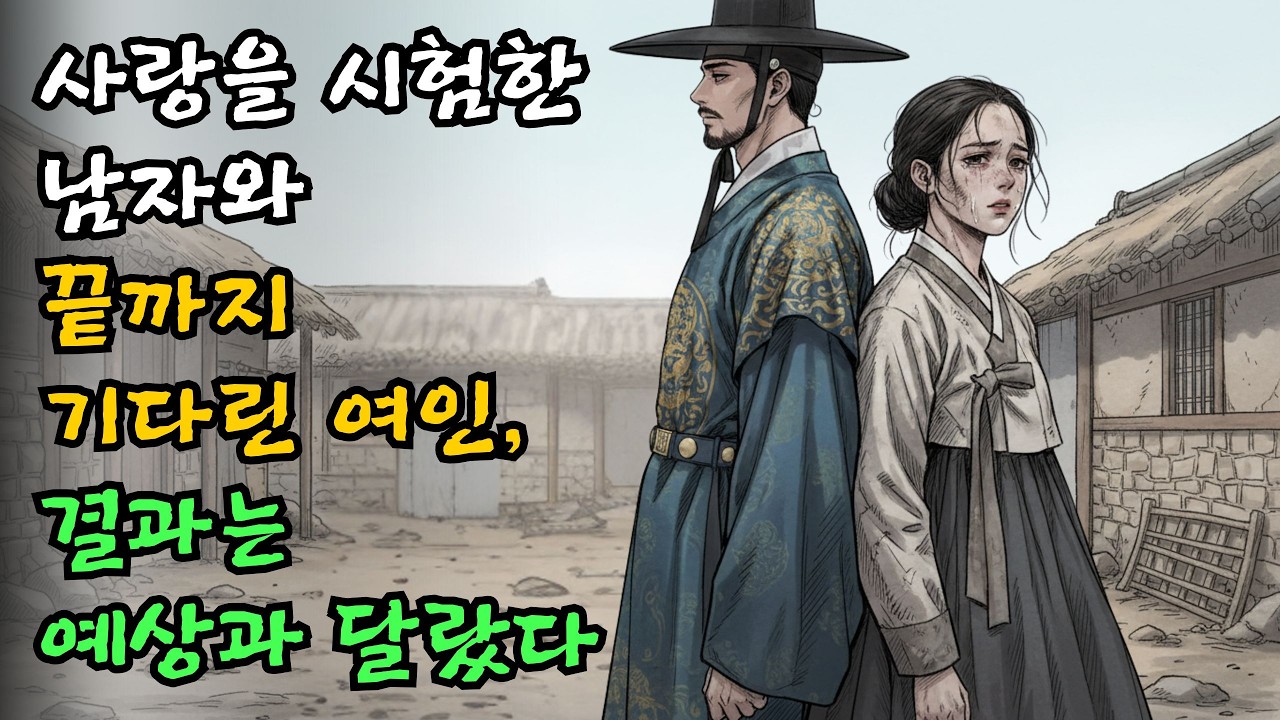 사랑을 시험한 남자와 끝까지 기다린 여인, 결과는 예상과 달랐다| 야담 | 민담 | 전설 | 옛날이야기