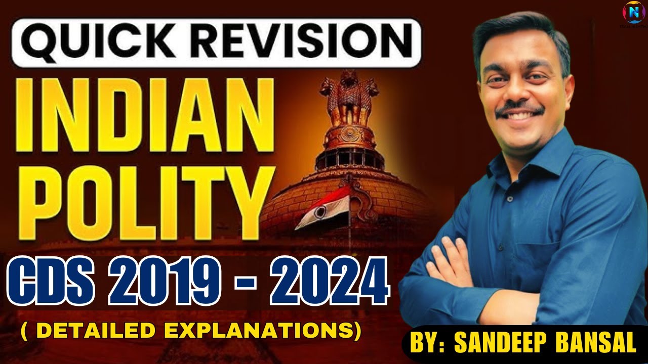 CDS Previous Year Questions: Indian Polity | 2019-2024 | Complete PYQ | Detailed Explanations | #cds