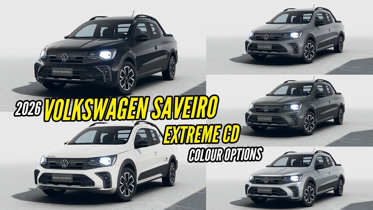 2026 VW Saveiro Colors: Extreme CD Variant - Images | AUTOBICS