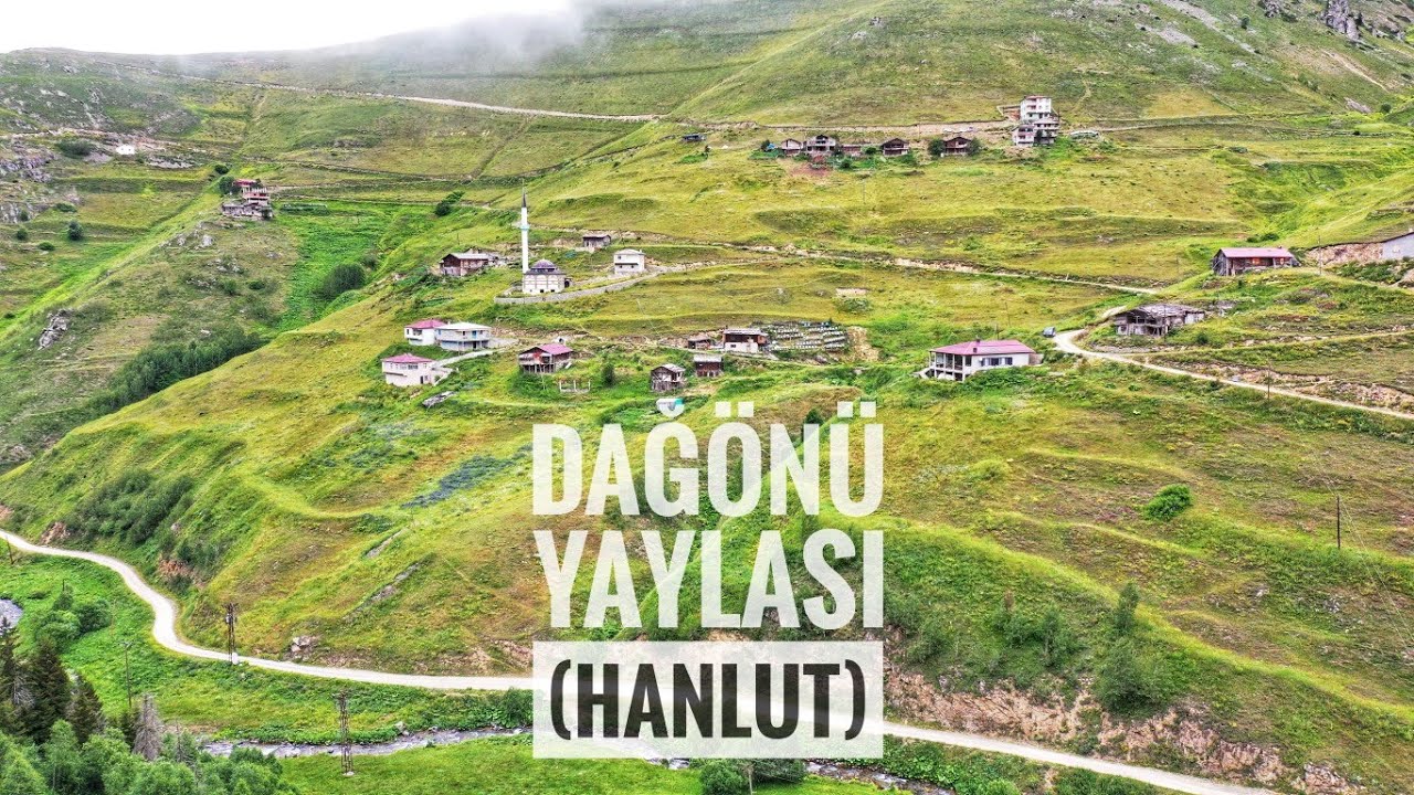 Trabzon Hayrat ilçesi Dağönü Yaylası (Hanlut) dan güzel manzaralar