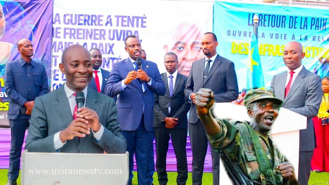 GAVANA PURUSI AZINDUA  UJENZI WA  RN30 APONGEZA RAISI  TSHISEKEDI NA WAZALENDO FARDC UWANJA WAVITA