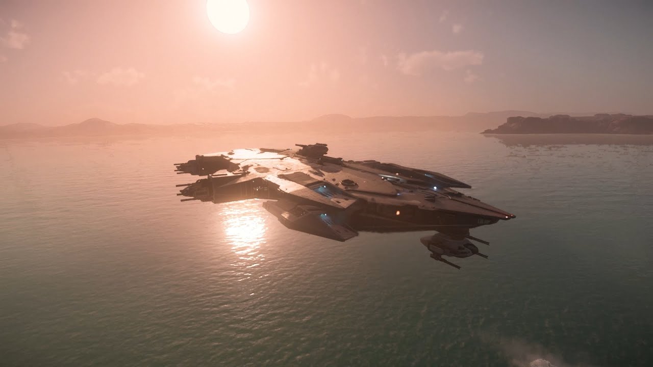 Star Citizen - Hammerhead ship - Atlapoise flying scene 2026 01 07