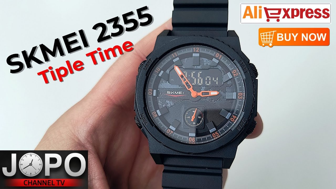 SKMEI 2355 Electronic Sport Waterproof Watch│Skmei Watch Review│Subtitles