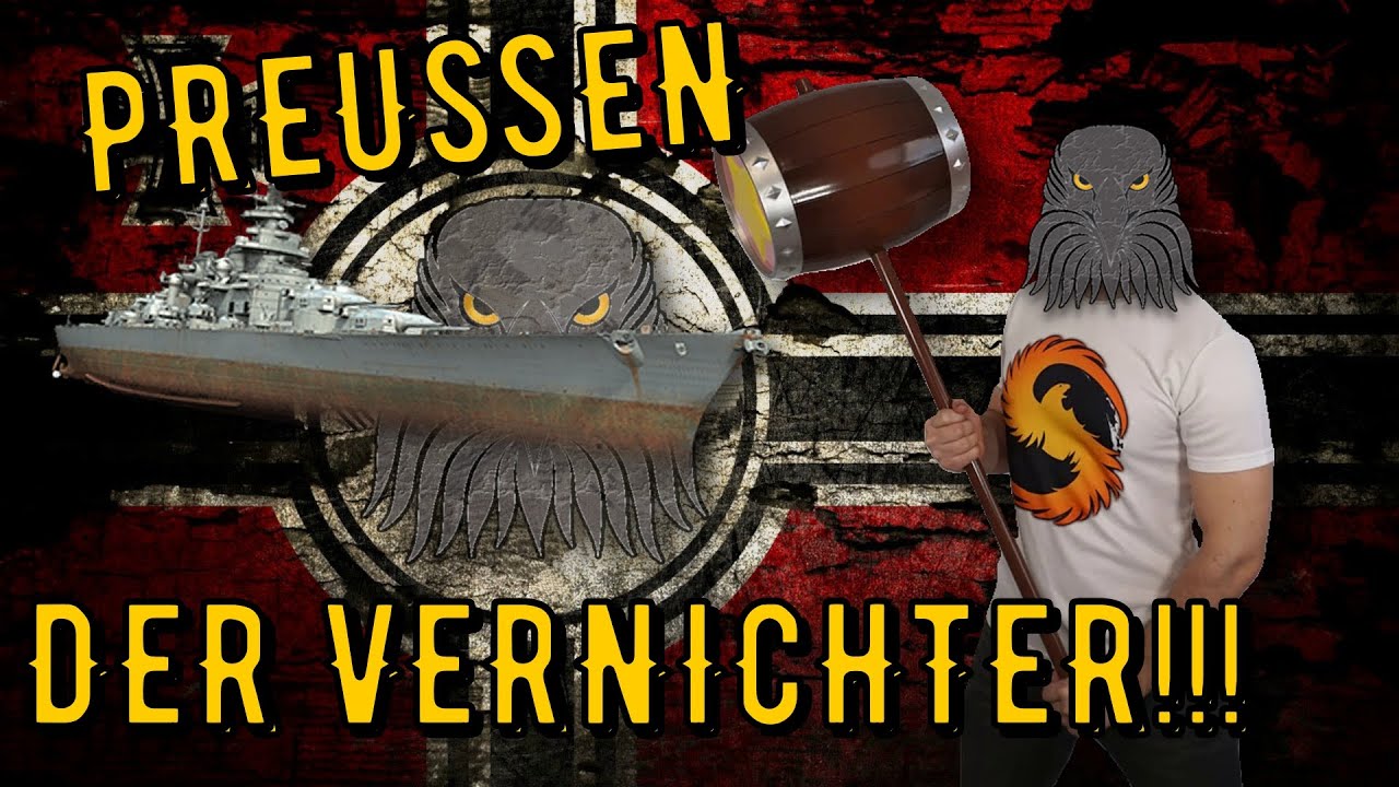 World of Warships Legends - PREU&szlig;EN - Legend&auml;r - DER VERNICHTER!!! [deutsch/ gameplay]