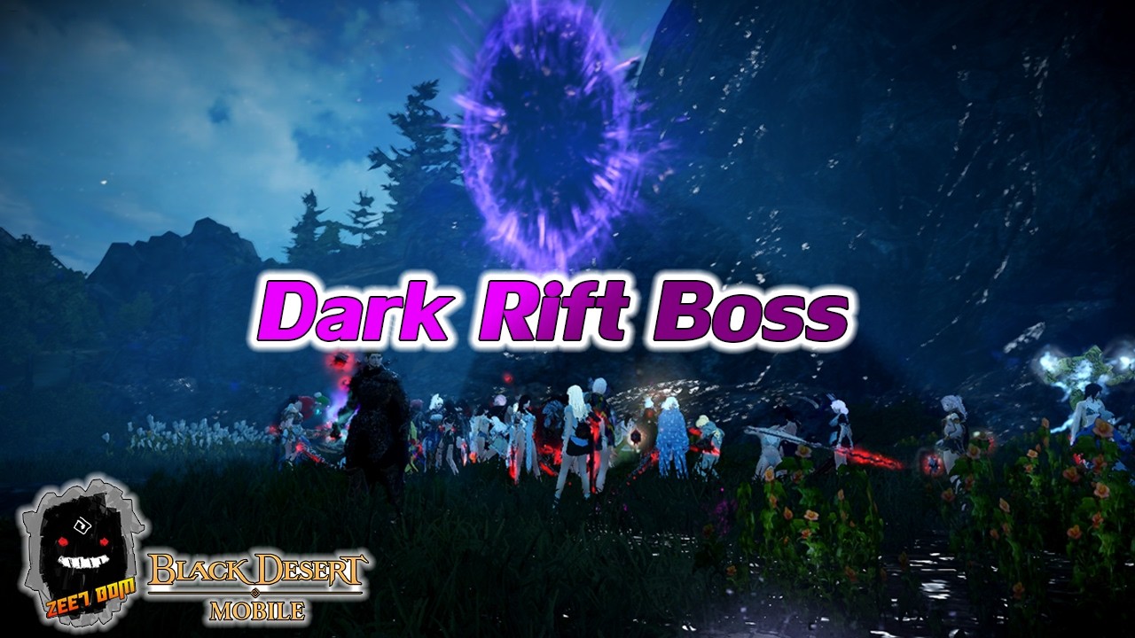 Black Desert Mobile Kr | บอสใหม่ พื้นที่ โอดีลิธรา Dark Rift Boss / Kzarka / Corrupt Ground