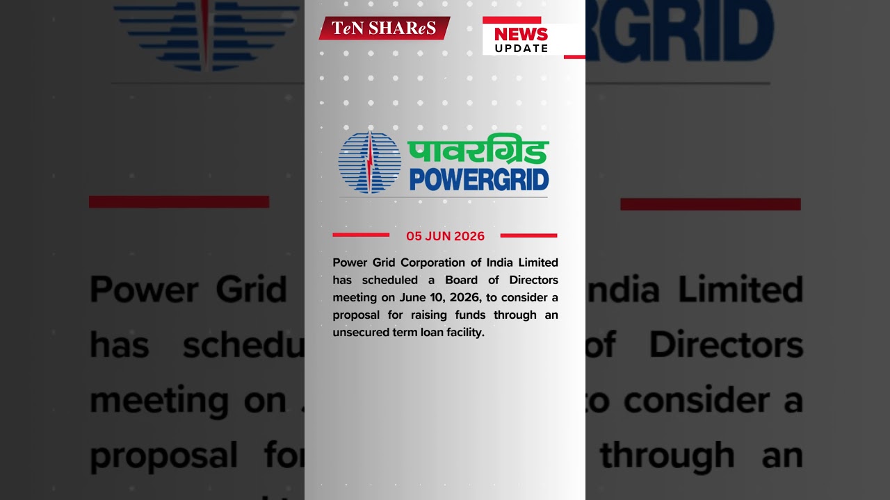 Power Grid Corporation | 05 JUN 2026 | #bse #nse #marketnews #News  #PowerGrid #Power #electric