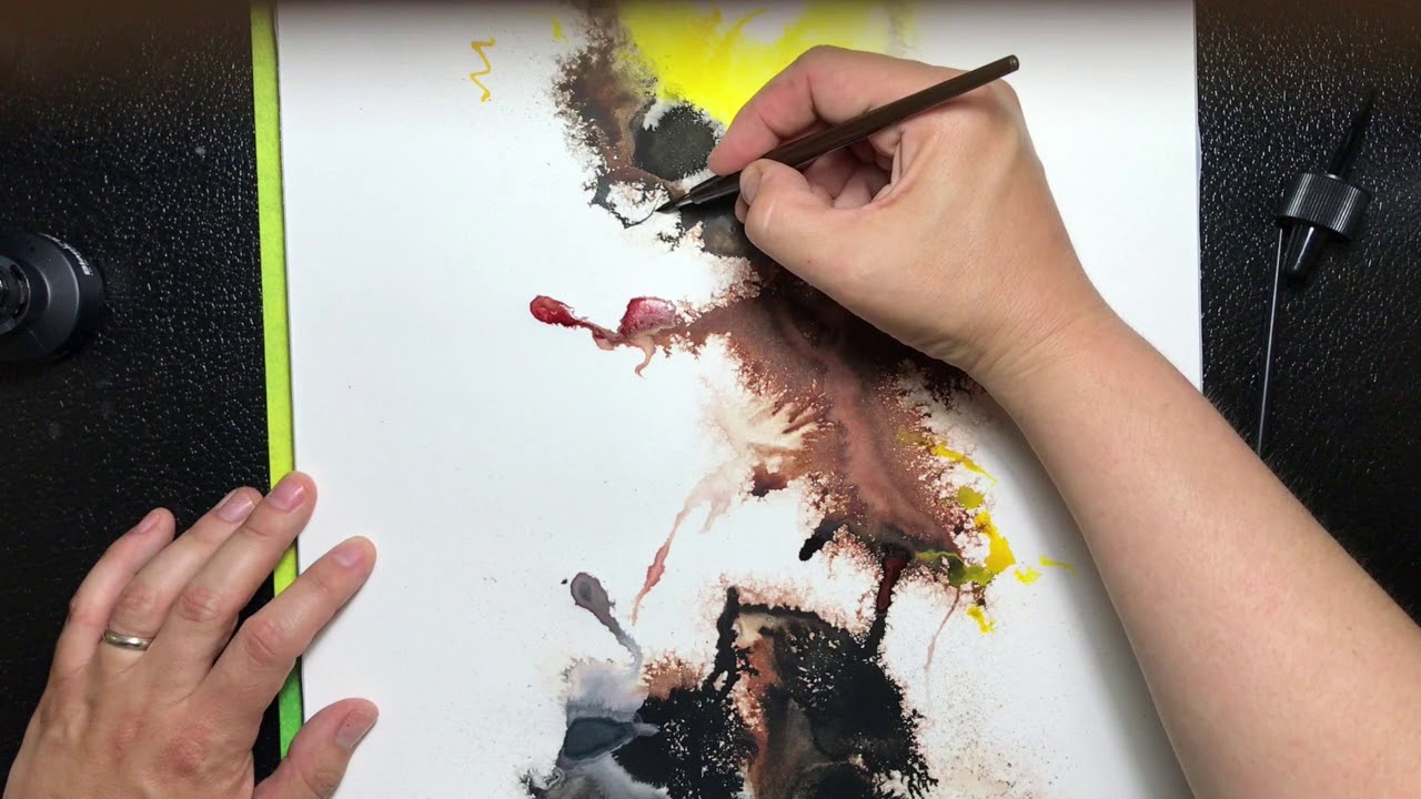 How to Art Scry with Ink  Intuitive Drawing Tutorial