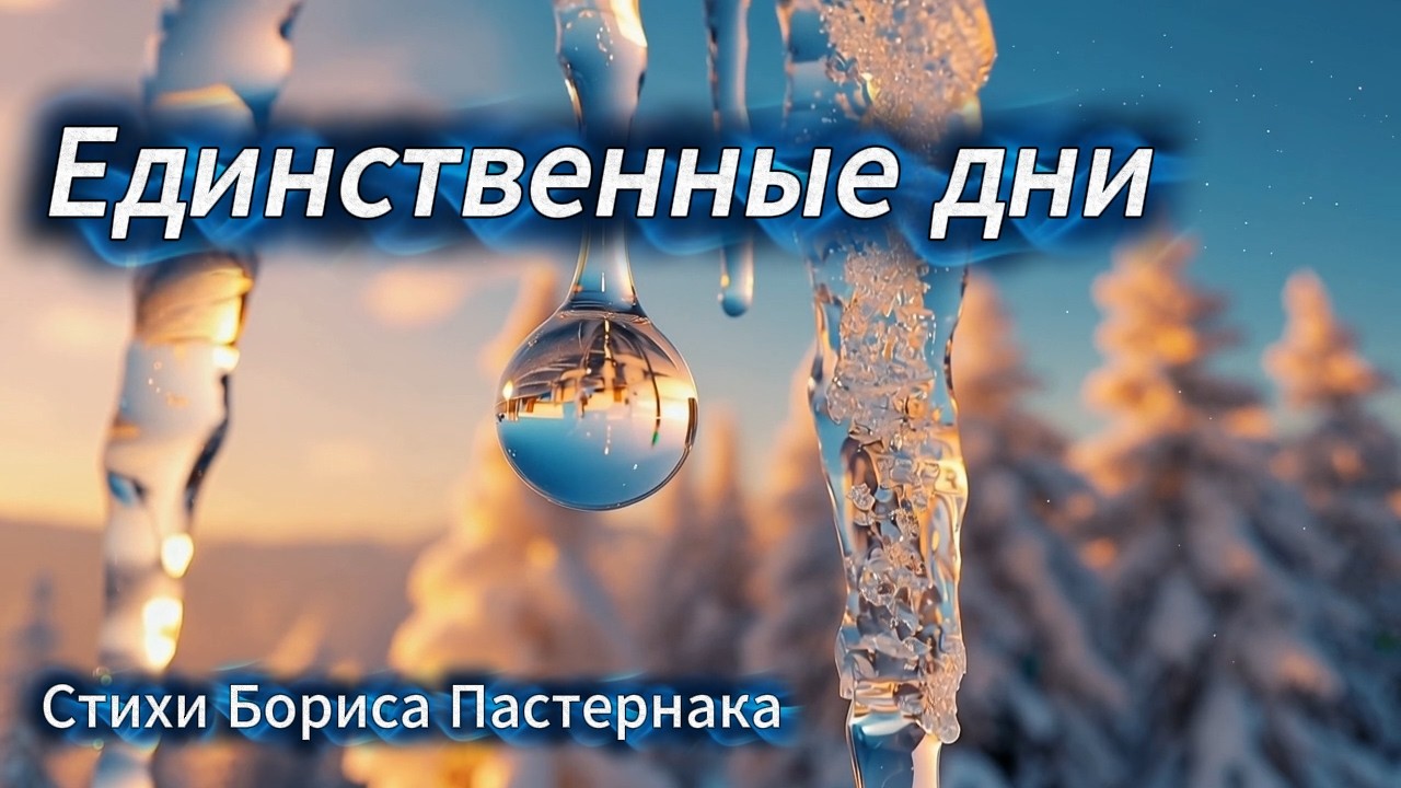 Единственные дни   |  Песня на стихи Бориса Пастернака