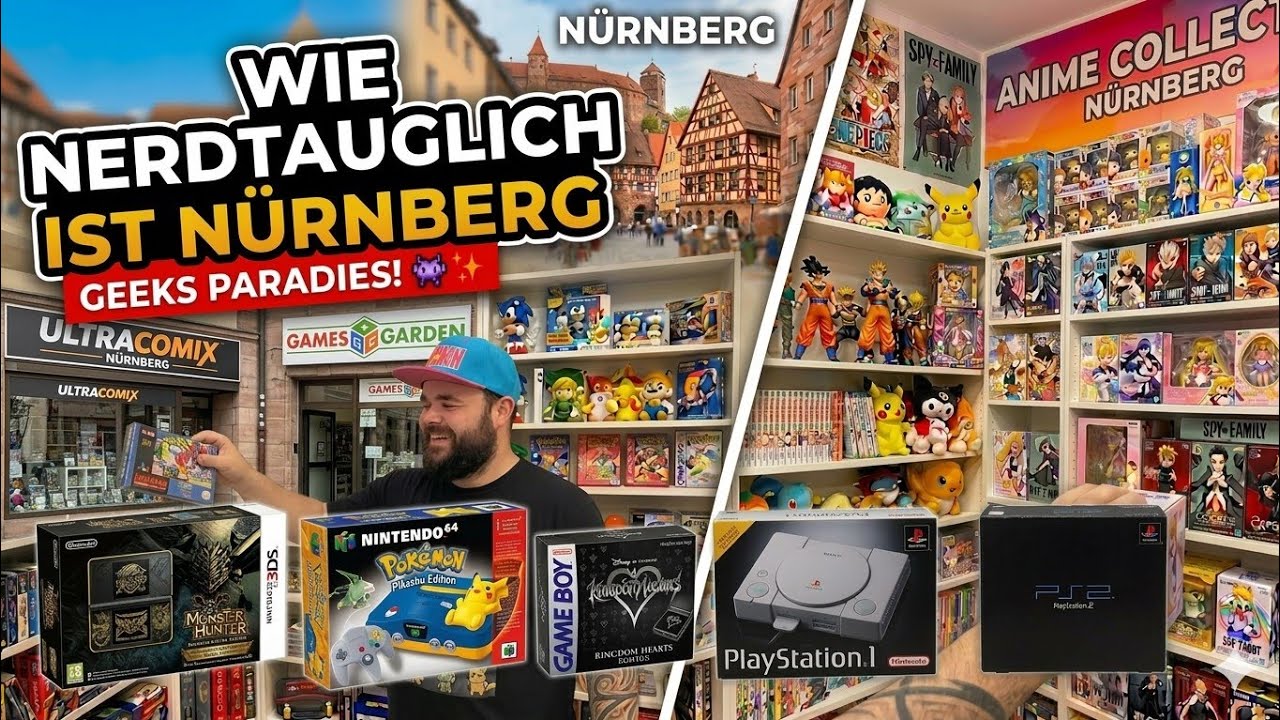 Wie NERDTAUGLICH ist Nürnberg?? !!ULTRACOMIX und GAMES GARDEN werden auf HERZ und Nieren getestet!!