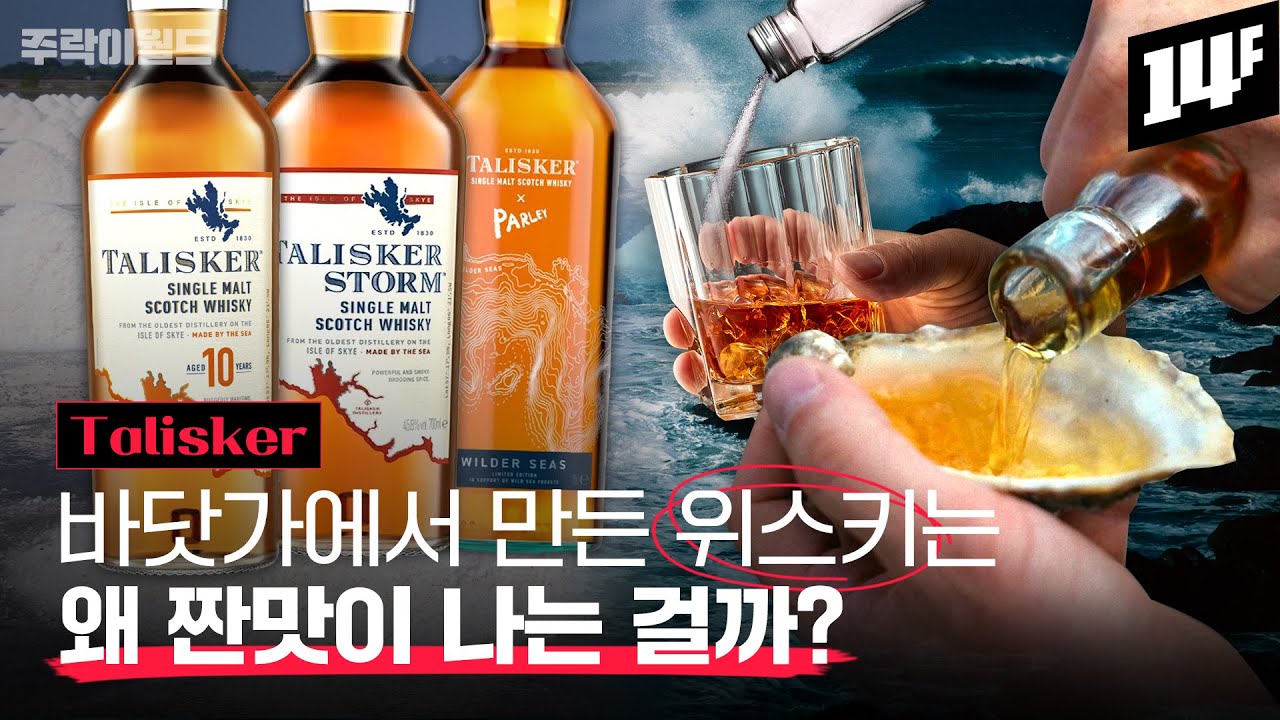 해풍 맞고 자란 위스키?? 탈리스커는 왜 굴하고 먹으면 더 맛있을까? | 주락이월드 / 14F