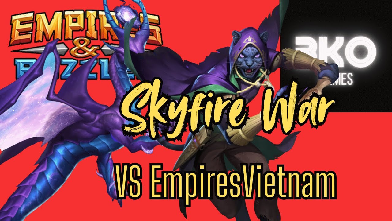 Can I go 6 for 6 against some tough defenses? Skyfire War VS EmpiresVietnam - Empires & Puzzles