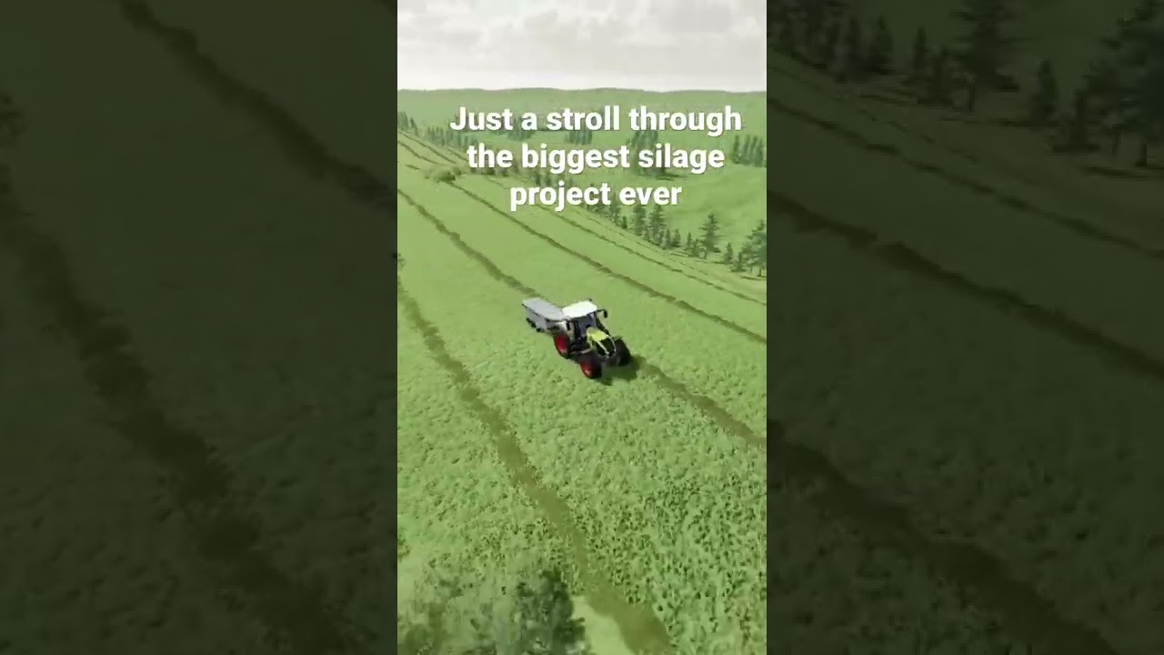 Operation Bad Idea: No Man's Land Silage Edition Grass Cut