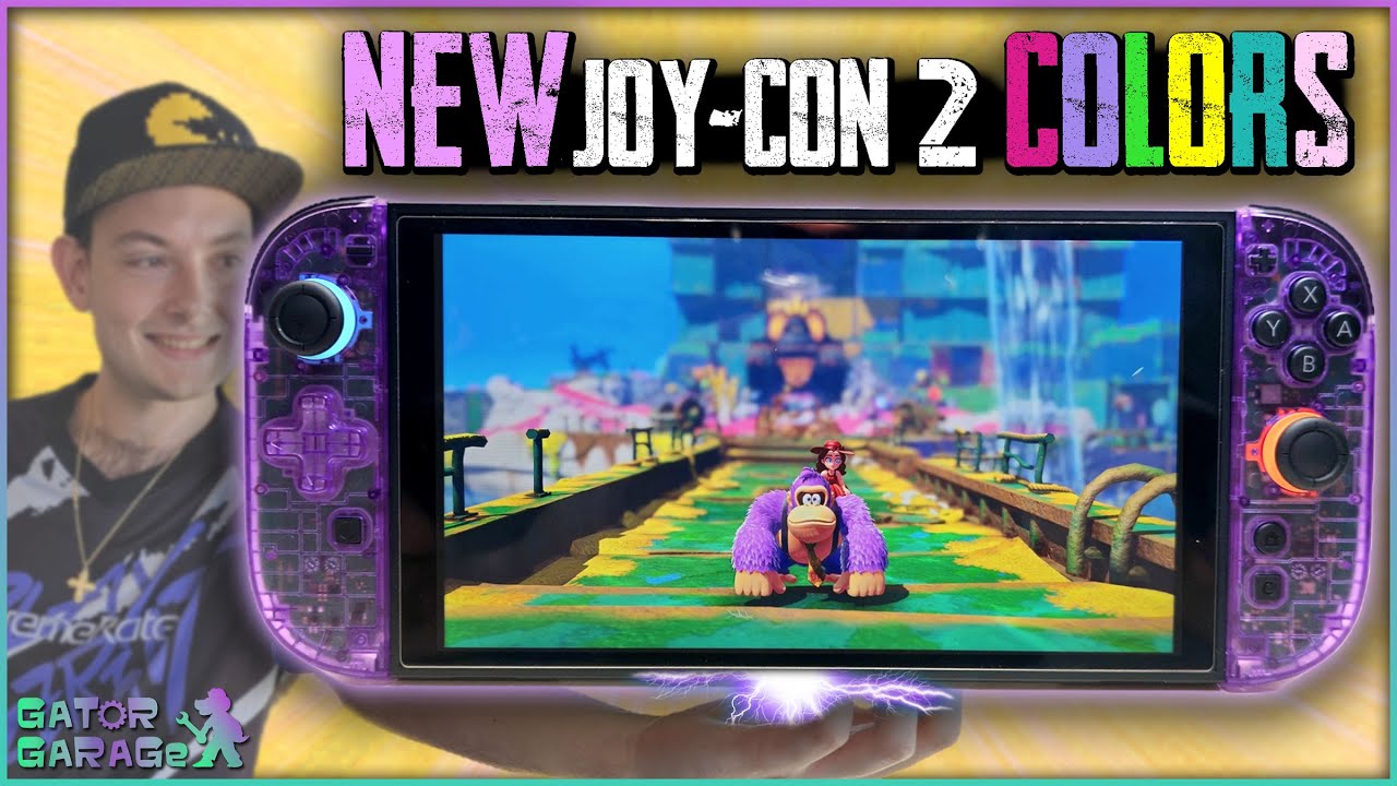 Я СОЗДАЛ ПРОЗРАЧНЫЙ Nintendo Switch 2! НОВЫЕ цвета Joy-Con 2 наконец-то появились!