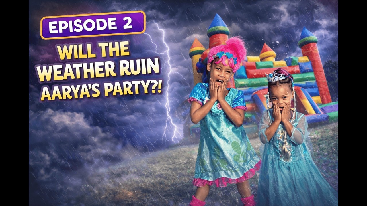 Planning Aarya’s 7th Birthday… But The Weather Might Ruin It! 😱🎂 | Family Vlog