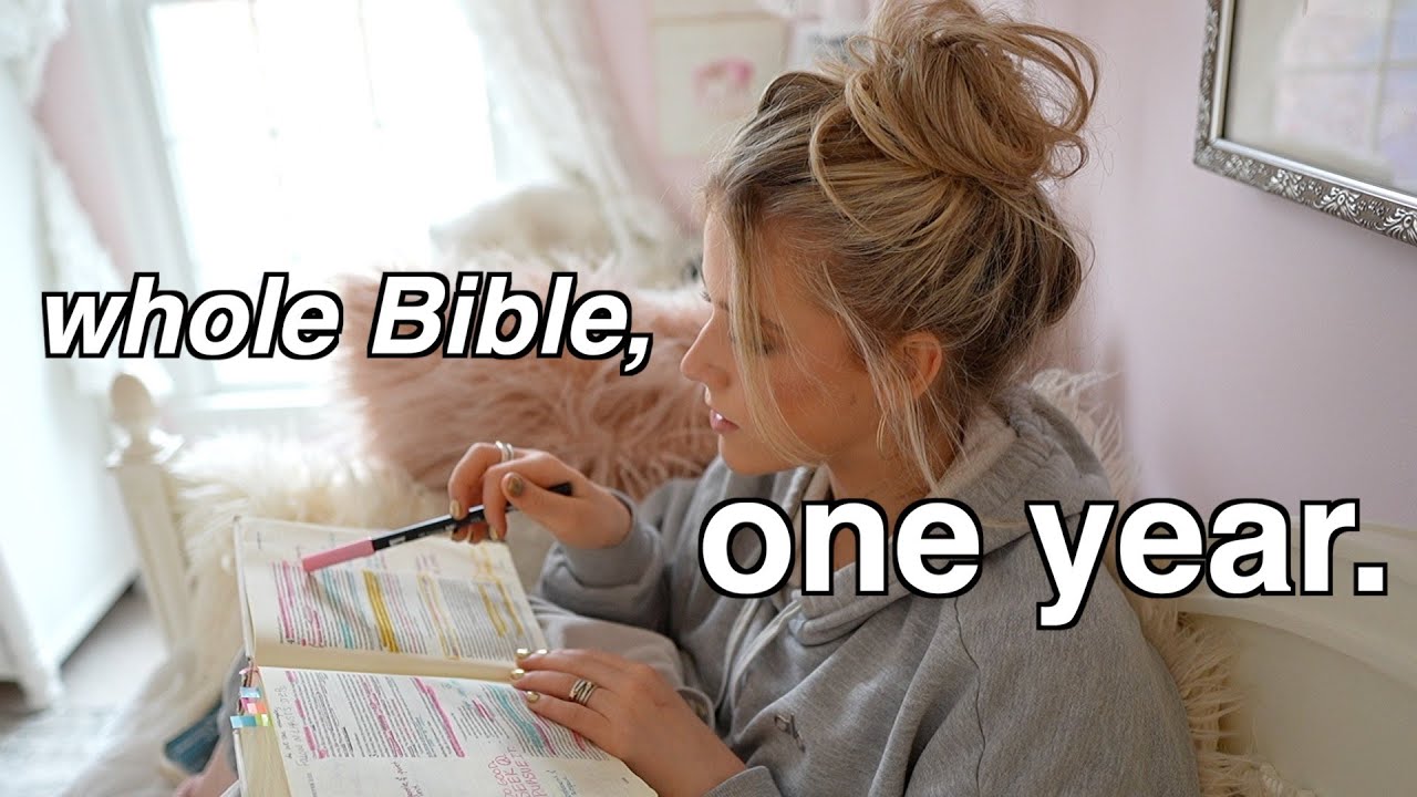I read the entire bible in a year, here's how it went. | vlogmas day 21