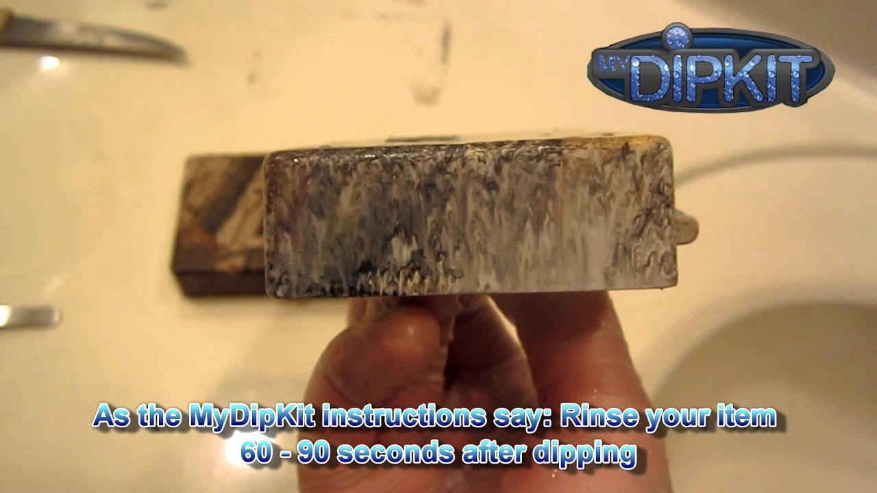 How to use MyDipKit Part 6 - diy hydrographics rinsing and touch ups