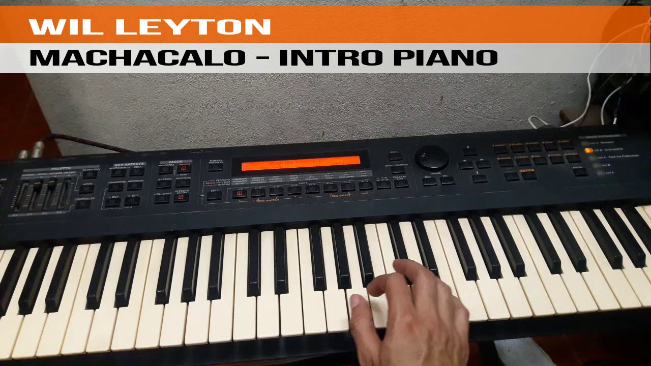 Machacalo introducción piano