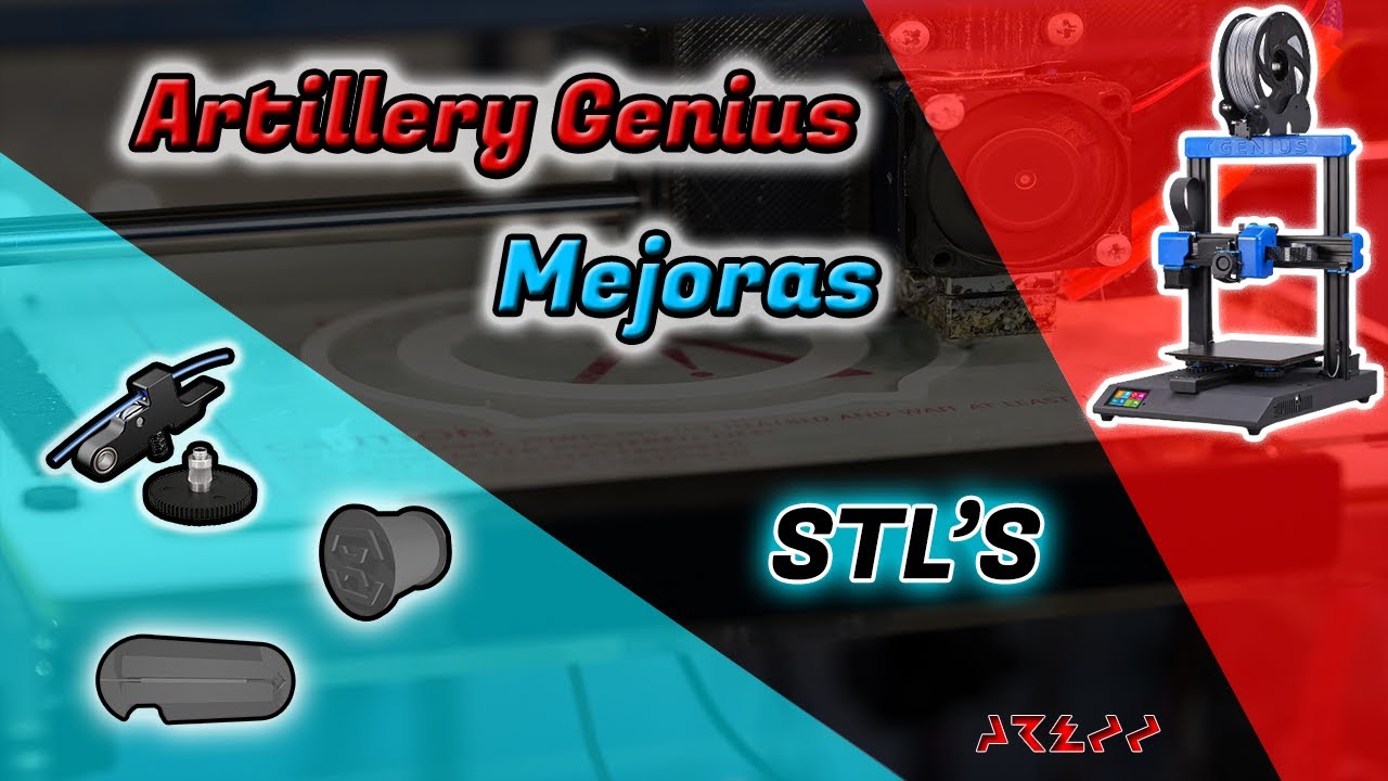 Artillery Genius | Mejoras STL´s | 3D | [[HD]]
