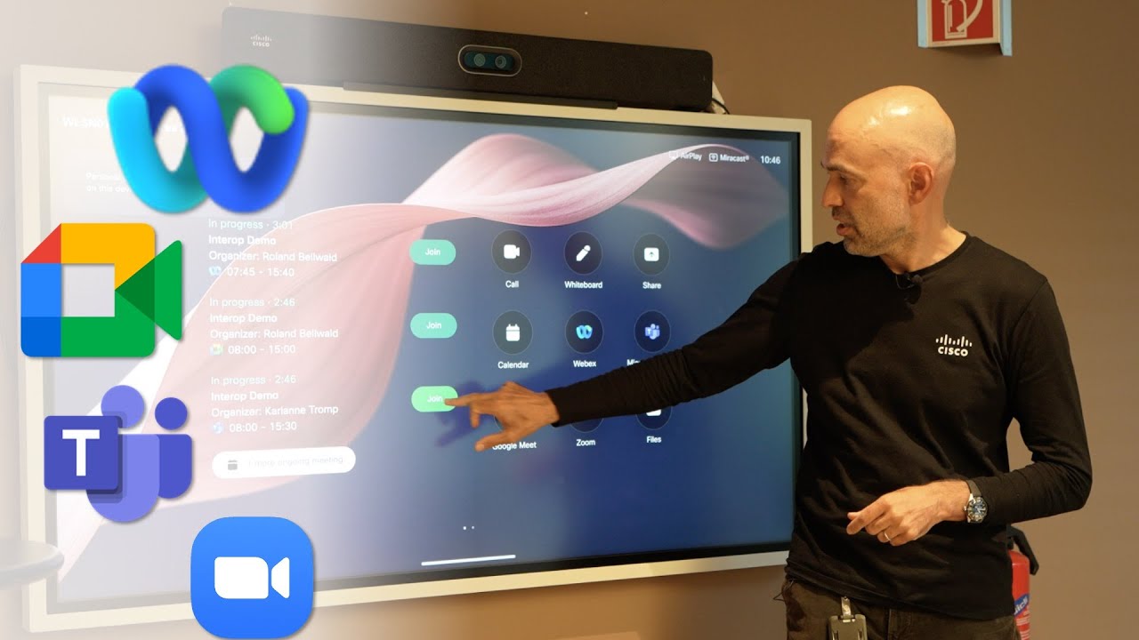 Sequentially joining Zoom, Teams, Google Meet and Webex Meetings from a single device in 71s