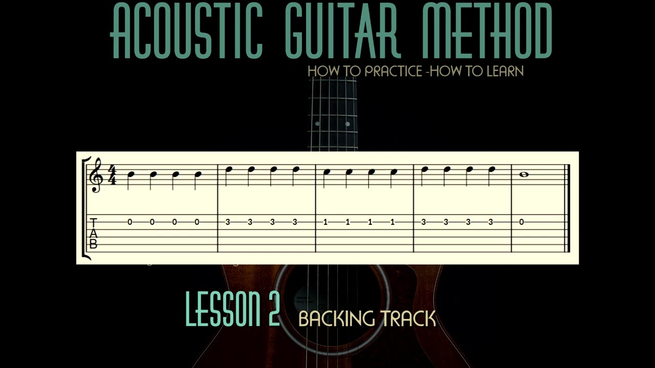 Acoustic Guitar Method Lesson 2 Exercise 3