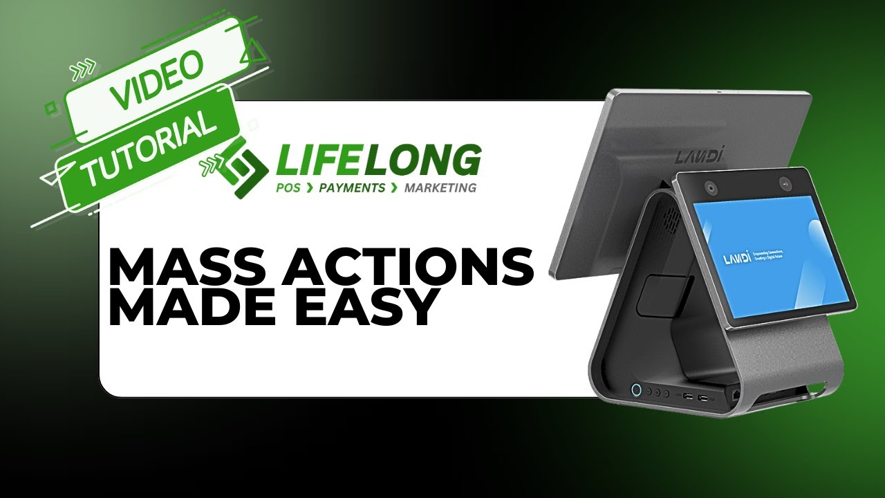How to Use Mass Actions in Lifelong POS for Faster Inventory Updates
