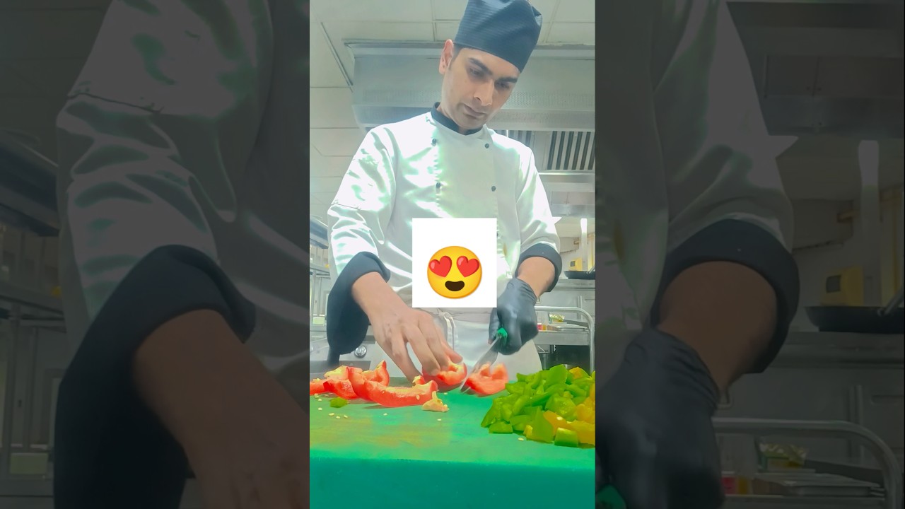 Mastering Knife Skills 😍Chef Cuts Vegetables Like a Pro 