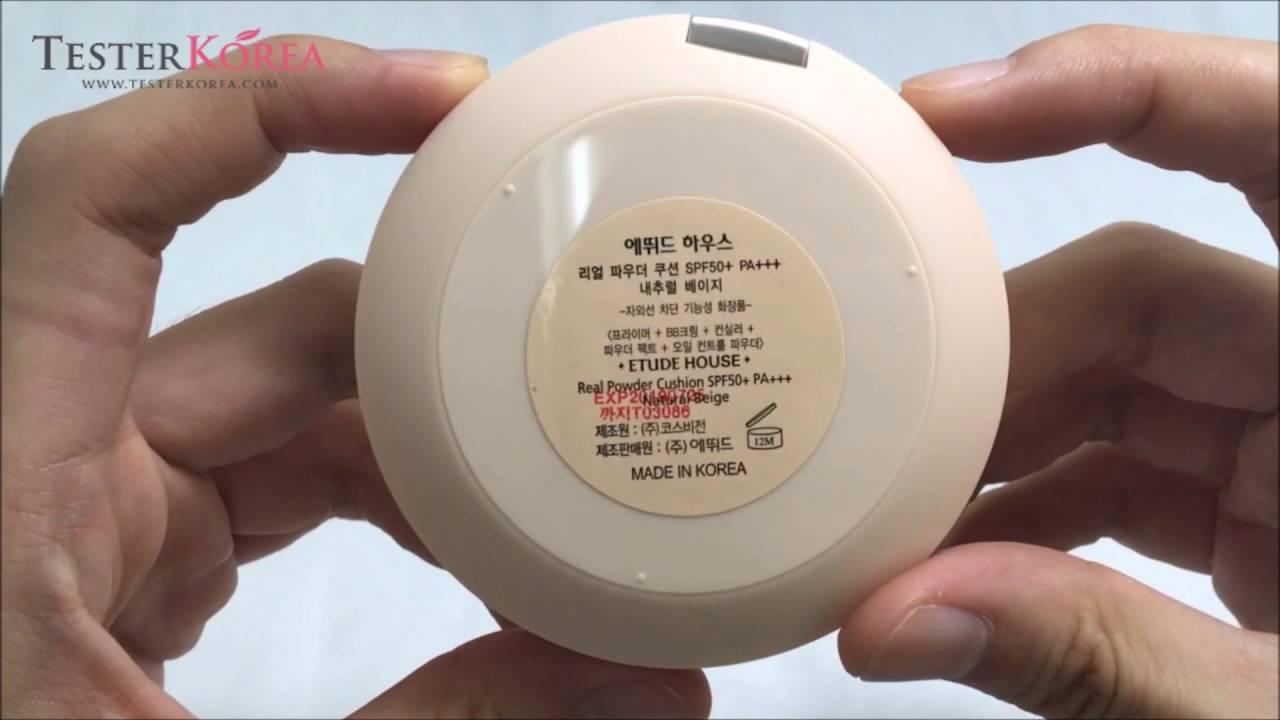 [TESTERKOREA] ETUDE HOUSE Real Powder Cushion SPF50+ PA+++