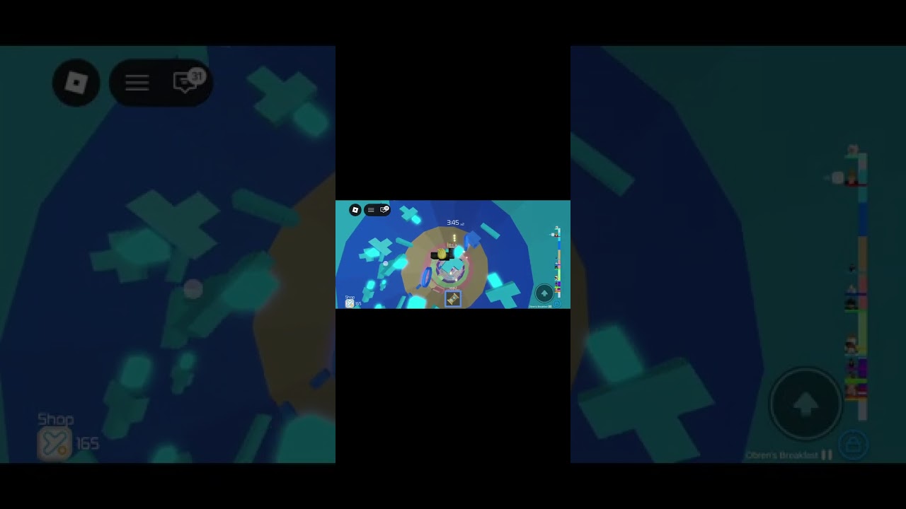 Playing in roblox tower of hell