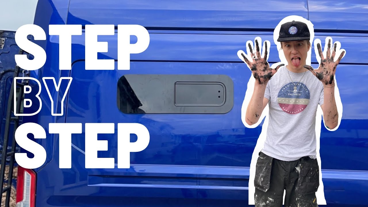 Van SLIDING WINDOW fitting | Ford Transit Conversion