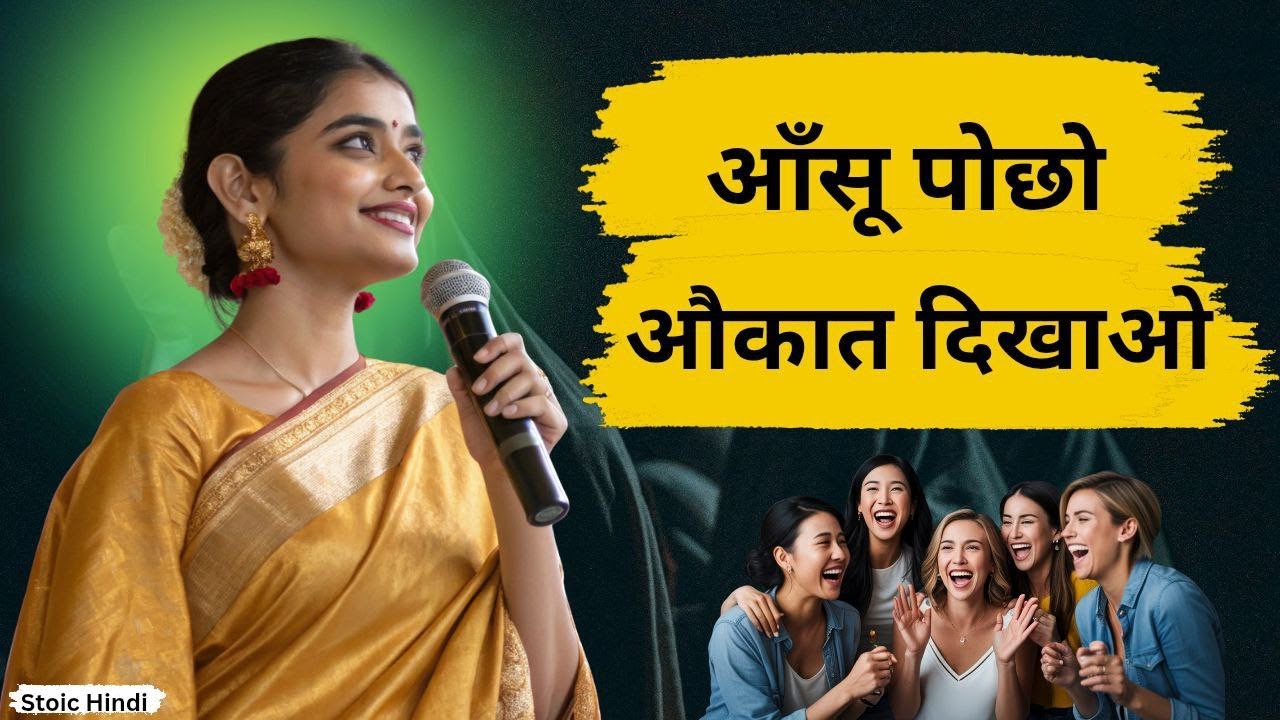 आँसू पोंछों औकात दिखाओ |   अब अपनी औक़ात दुनिया को दिखाने का वक़्त है”|Stoic Hindi 