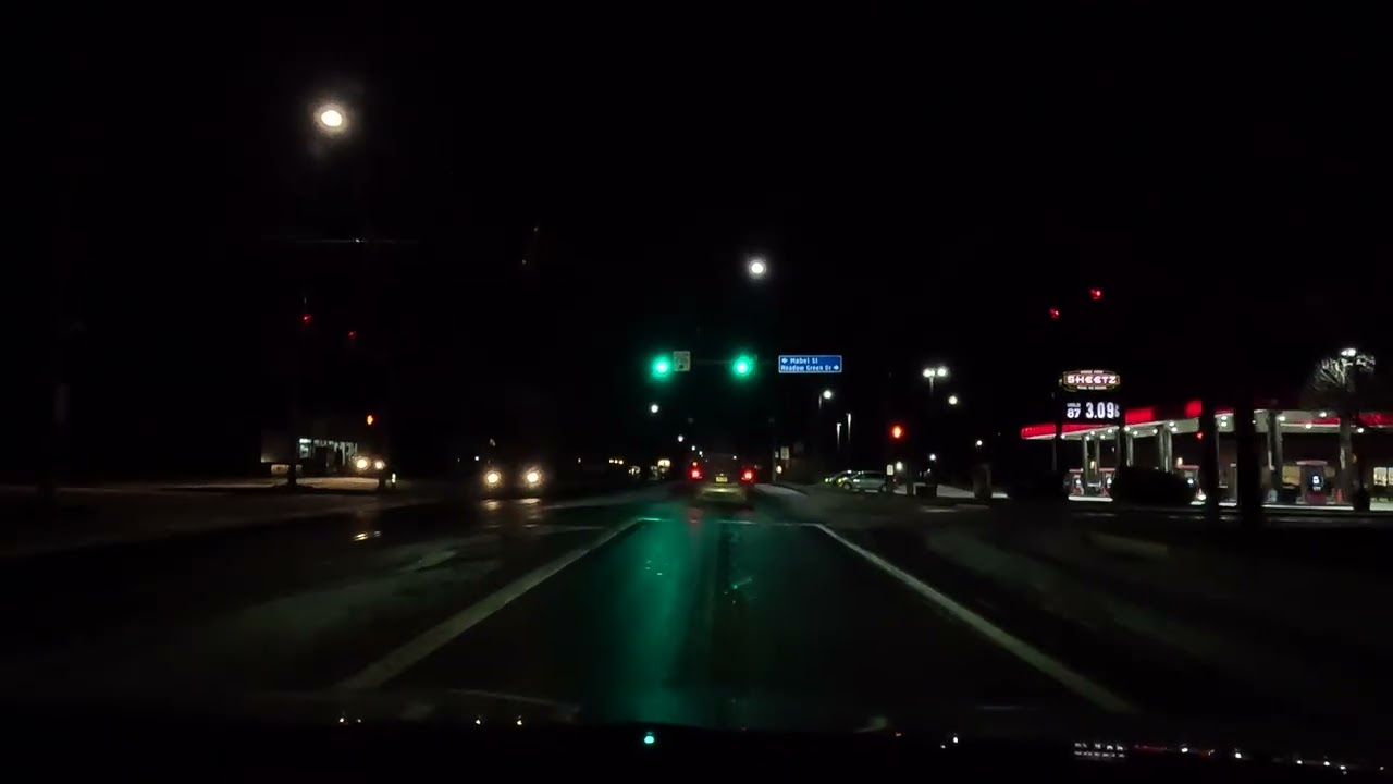 Driving from Lewisburg to Lewistown, PA via Mifflinburg (01/17/2026)