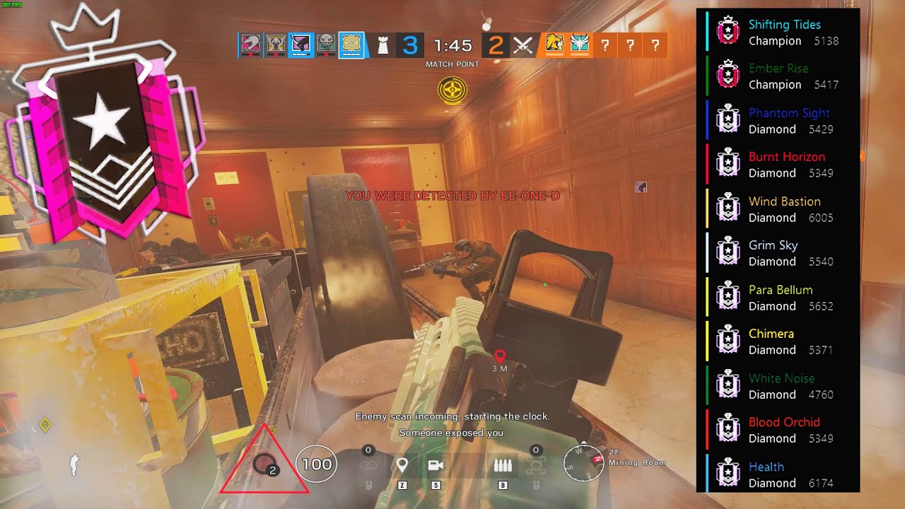This is what 20000 hours of Rainbow Six Siege looks like..