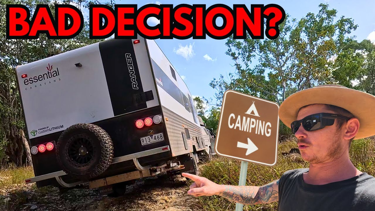CAPE YORK CARAVAN TEST! Hitting the DIRT on the PDR and SCARY CAMPSITE entry!