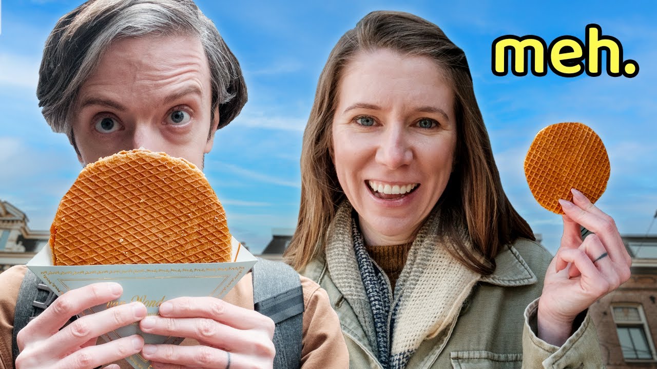 FINDING THE BEST STROOPWAFEL IN AMSTERDAM (american tries dutch food)