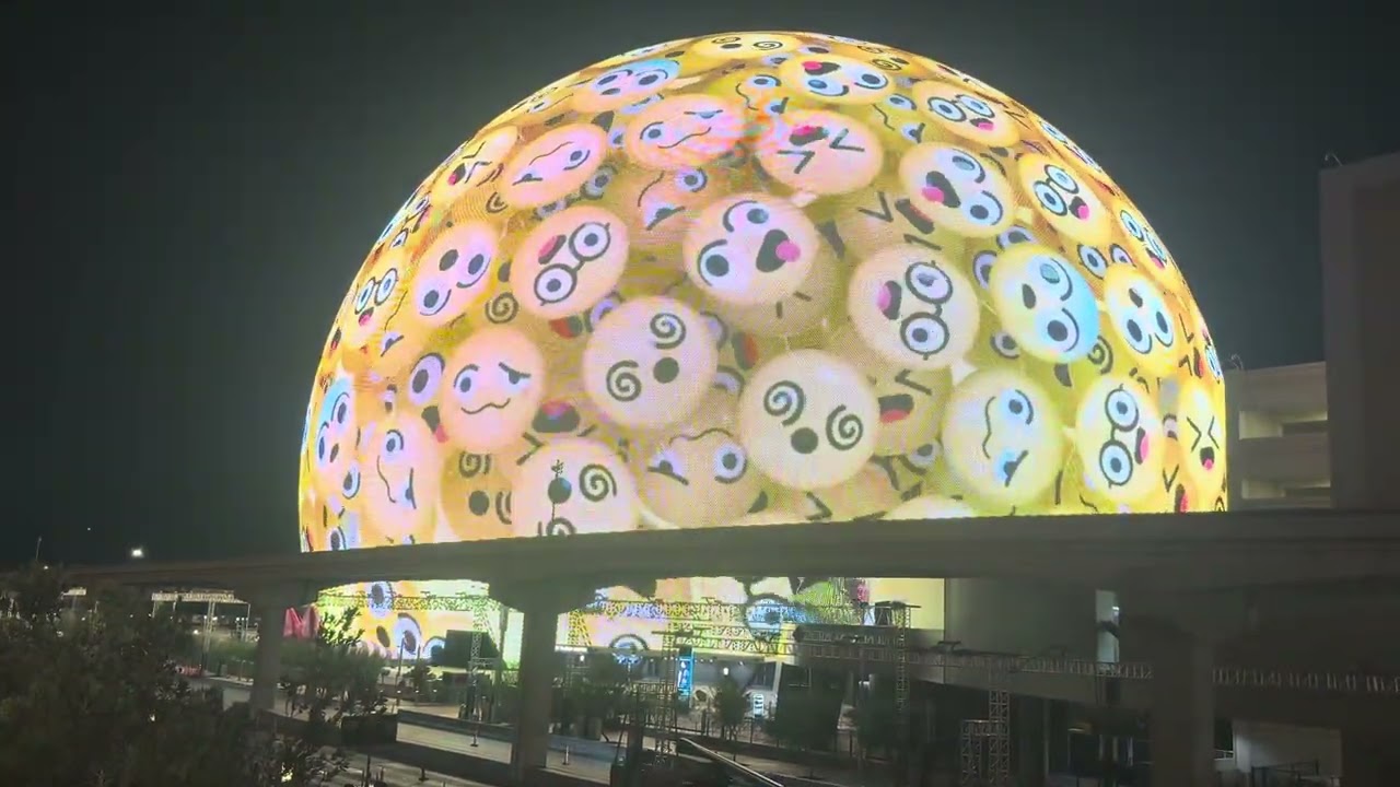 LAS VEGAS SPHERE ANOCHE