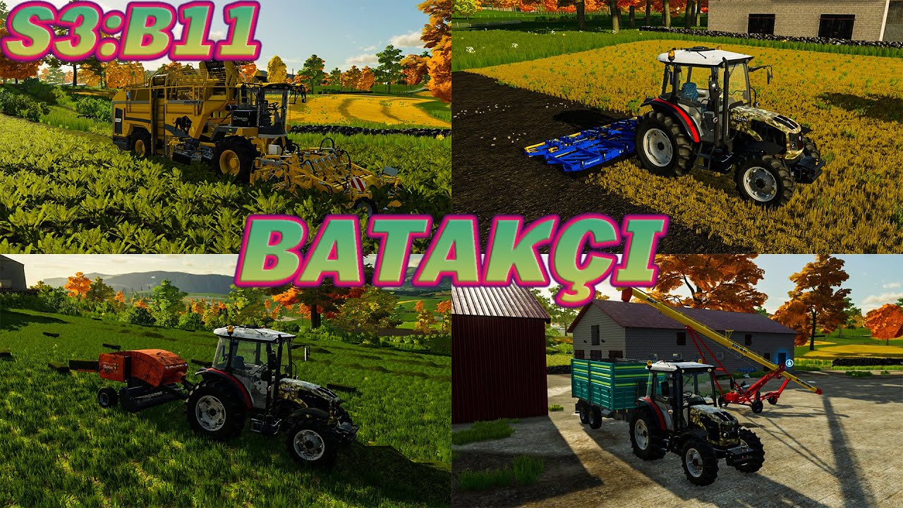 TARLALARA İKİLEME YAPIYORUM! |FS 22| |PİYASAYA BALYA İŞİ| |YONCA BİÇTİRİYORUM| |ROLEPLAY| |S:3,B:11|