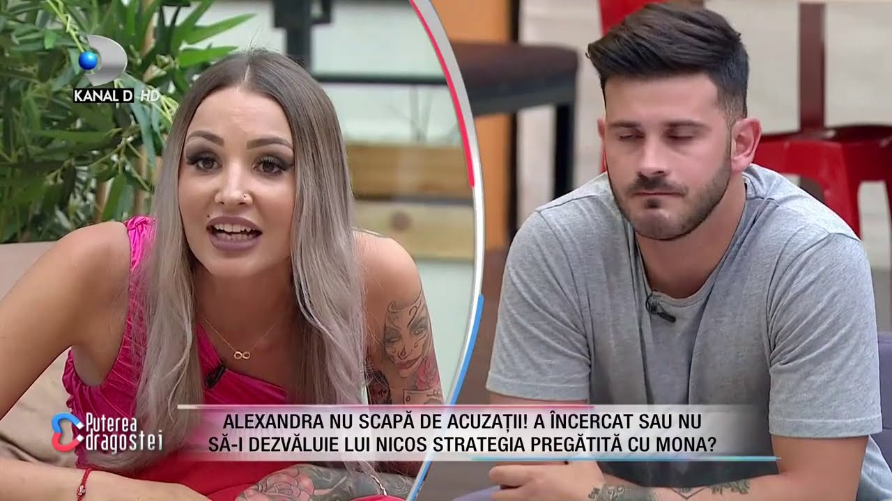 Alexandra nu scapa de acuzatii! A incercat sa ii dezvaluie lui Nicos strategia pregatita cu Mona?