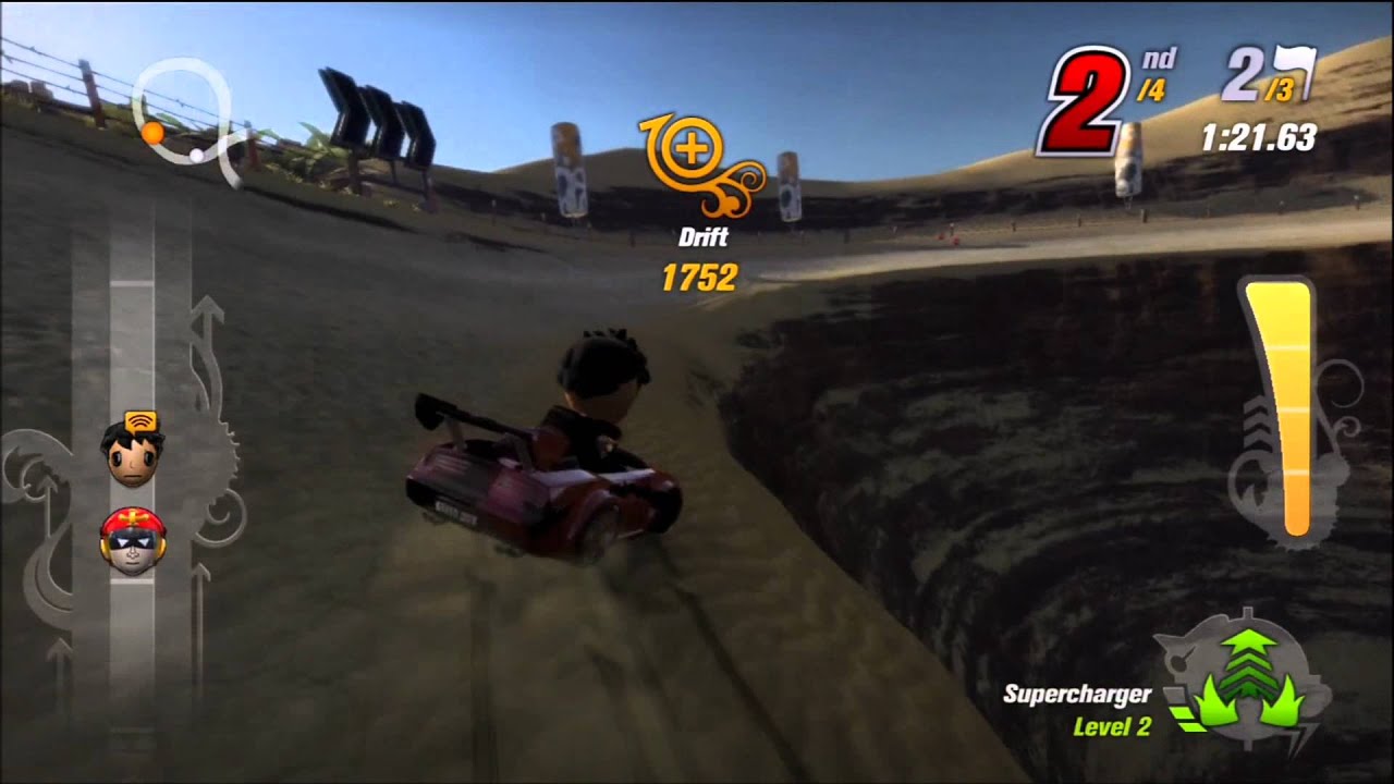 ModNation Racers- 1st Place Josh-kills30 on Sinkhole (HD)