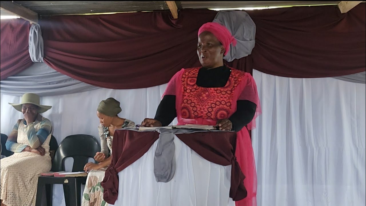 Sunday Service 25 January 2026. Pastor Mme Mathapelo. (Praying Against Demonic Forces)
