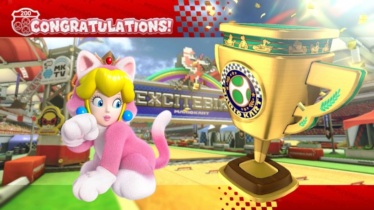 Mario Kart 8 | Copa Huevo 200cc | Peach Felina