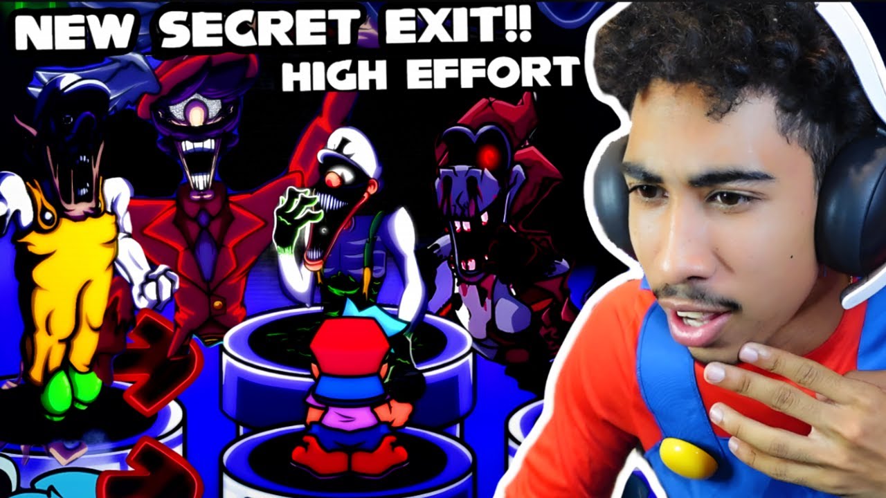 ЭТО ТАКОЕ БЕЗУМИЕ!! | СЕКРЕТНЫЙ ВЫХОД V2 | FNF: MARIO'S MADNESS V2 (ДЕМО)