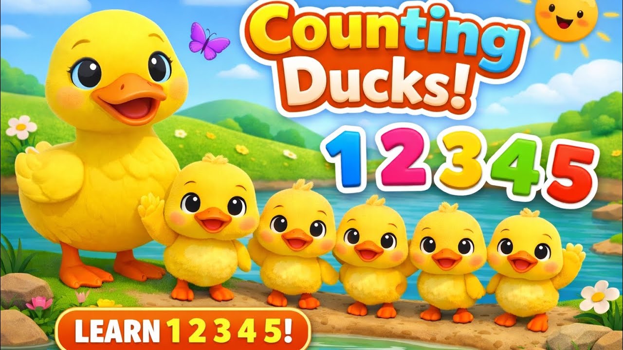 Five Little Ducks Song | Nursery Rhymes for Kids