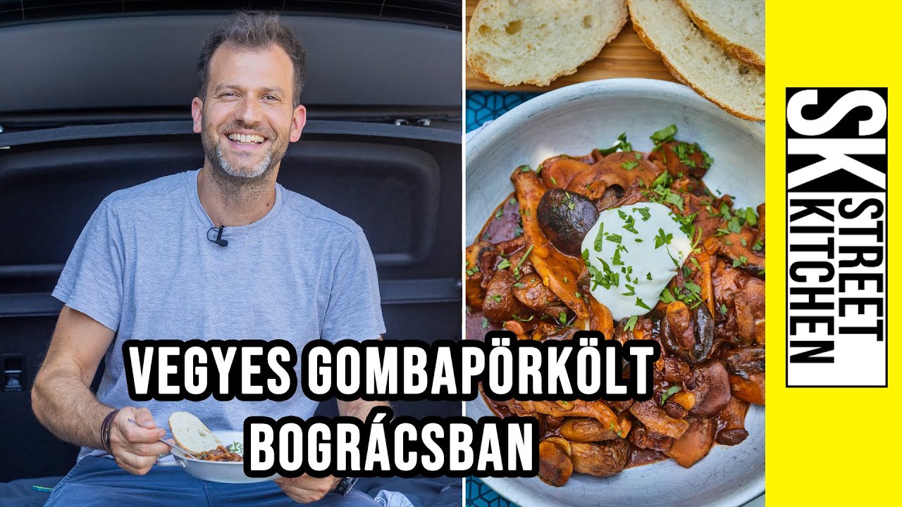 Vegyes 🍄GOMBAPÖRKÖLT🍄 bográcsban🔥🔥🔥