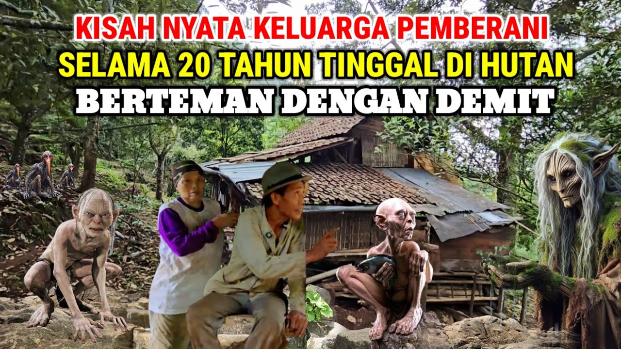 Ngeri !! Kisah Nyata Keluarga Pemberani' Selama 20 Tahun Tinggal Dihutan Berteman Dengan Demit