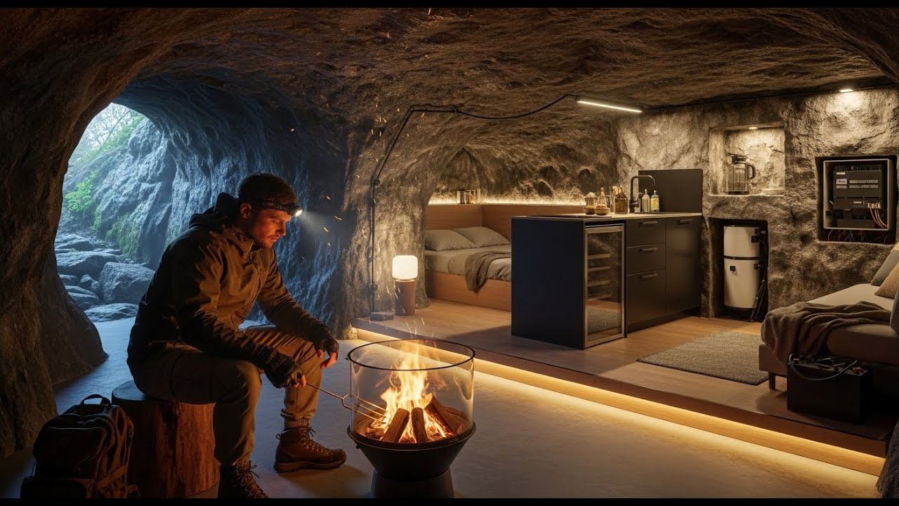 Building a Cave House From Scratch 72 Hours to Build Survive and Stay Warm